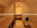 Innenbereich Iglu Sauna