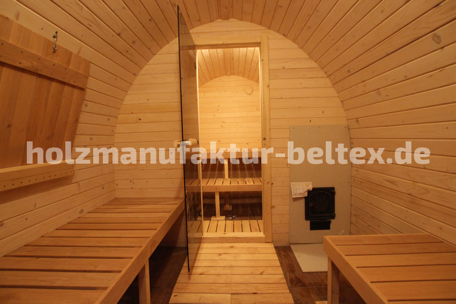 Innenbereich Iglu Sauna